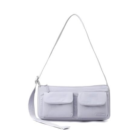 Stylish Light Grey Shoulder Bag for Women Dazika