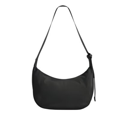 Classic Black Crescent Shoulder Bag for Women Dazika